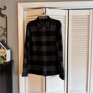 Men’s‎ Lululemon Masons Peak Flannel Button Up Shirt SZ SM